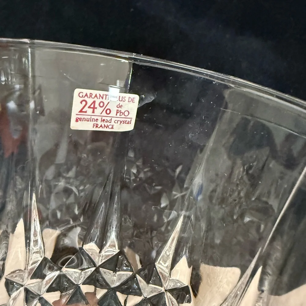 Clear Crystal Wine Goblets - Set of 4 - Picture 6 of 6